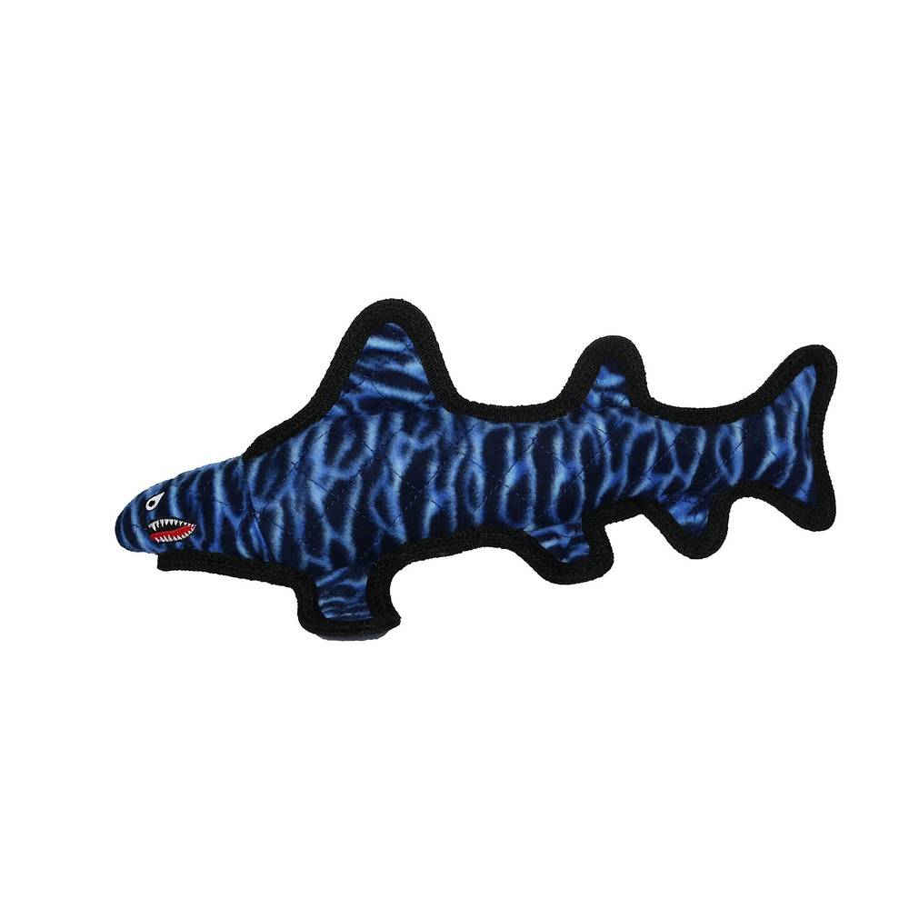 TUFFY® Shark Dog Toy - Tough Plush (Color: Blue)