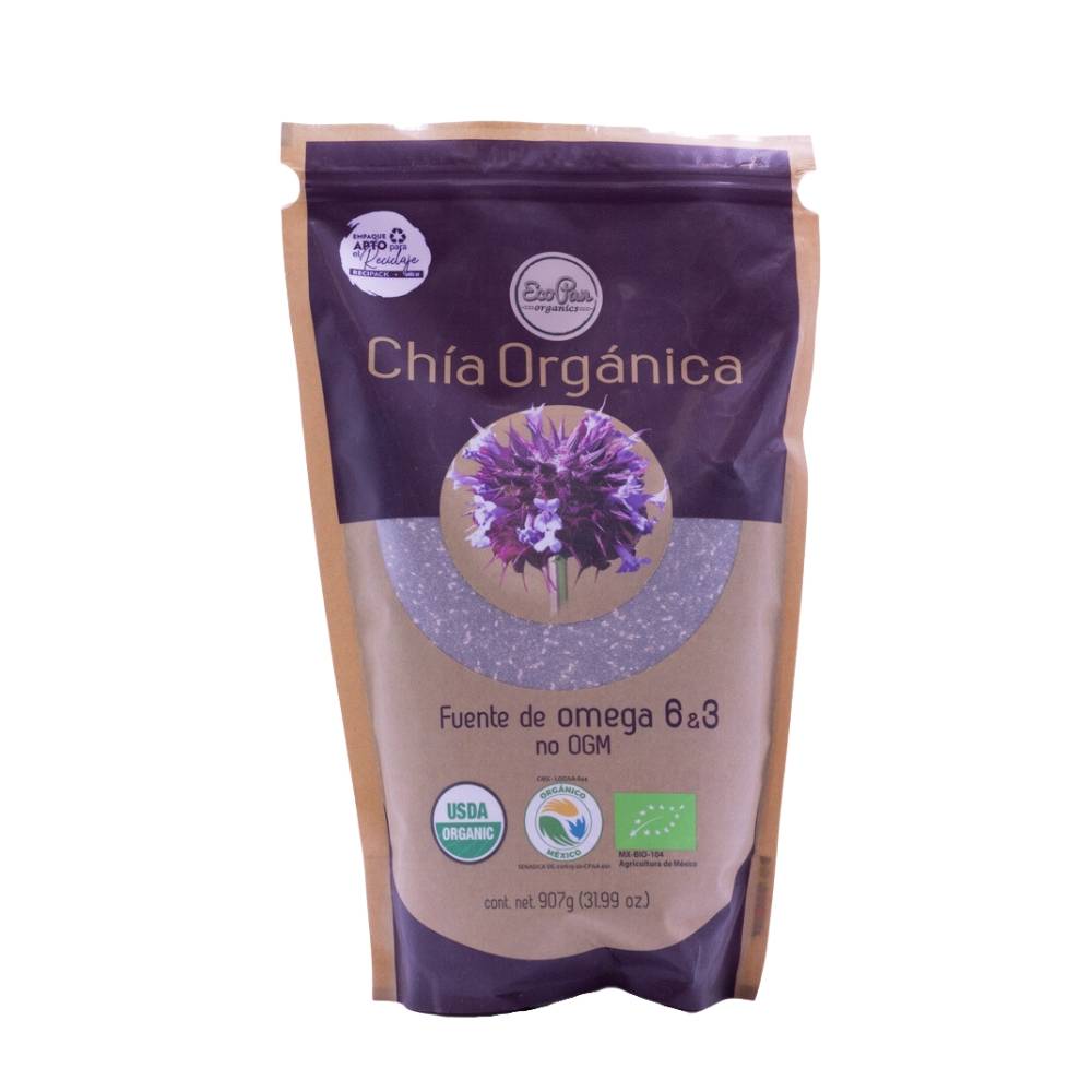 Eco pan chia orgánica (907 g)