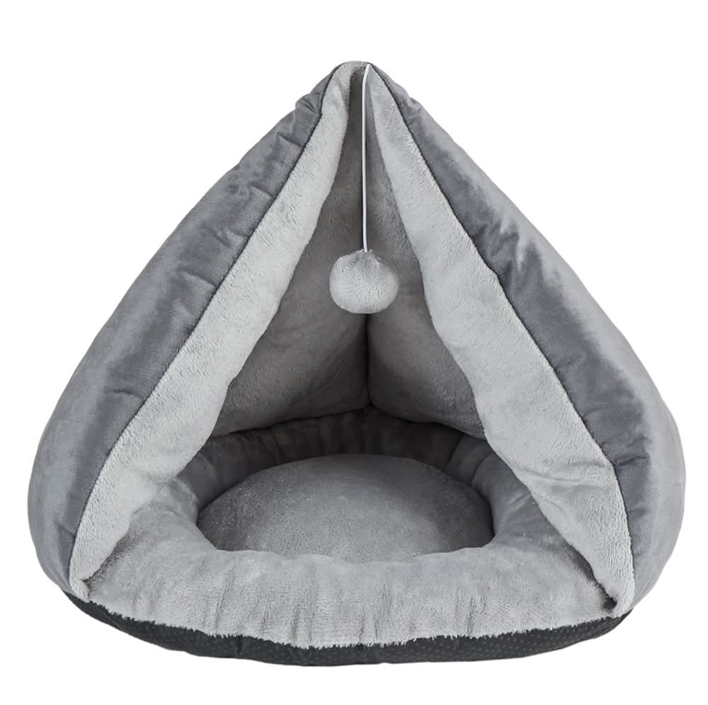 JLA Pets Hooded Snuggler Cat Bed (One Size)