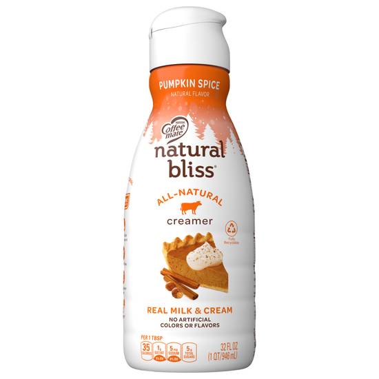 Coffee Mate Natural Bliss All-Natural Pumpkin Spice Creamer