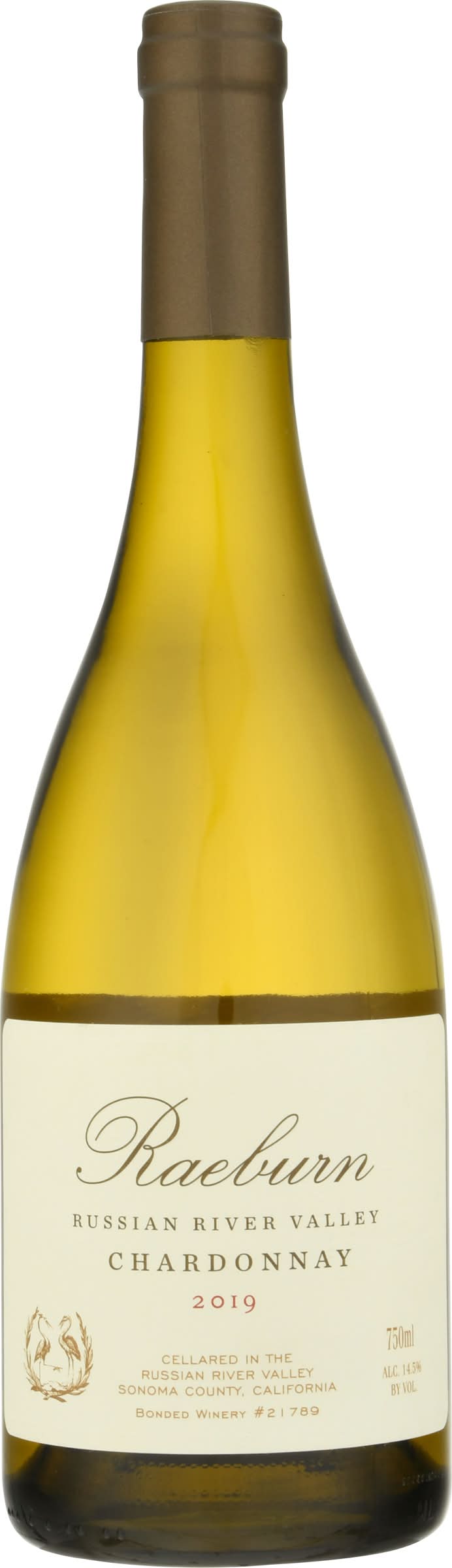 Raeburn Russian River Valley Chardonnay White Wine, 2019 (750 ml)