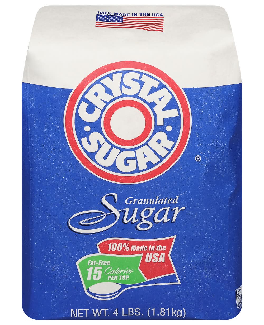 Crystal Sugar Granulated Sugar (4 lbs)