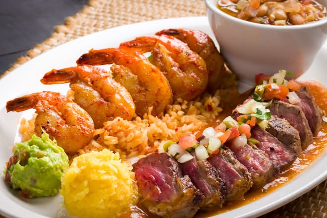 CARNE ASADA & SHRIMP