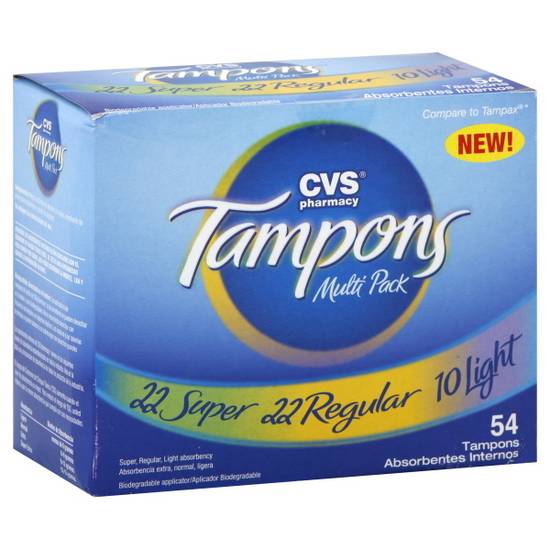 Cvs Pharmacy Multi pack Tampons