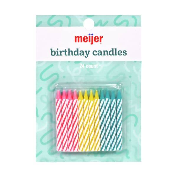 Meijer Spiral Birthday Candles (24 ct)