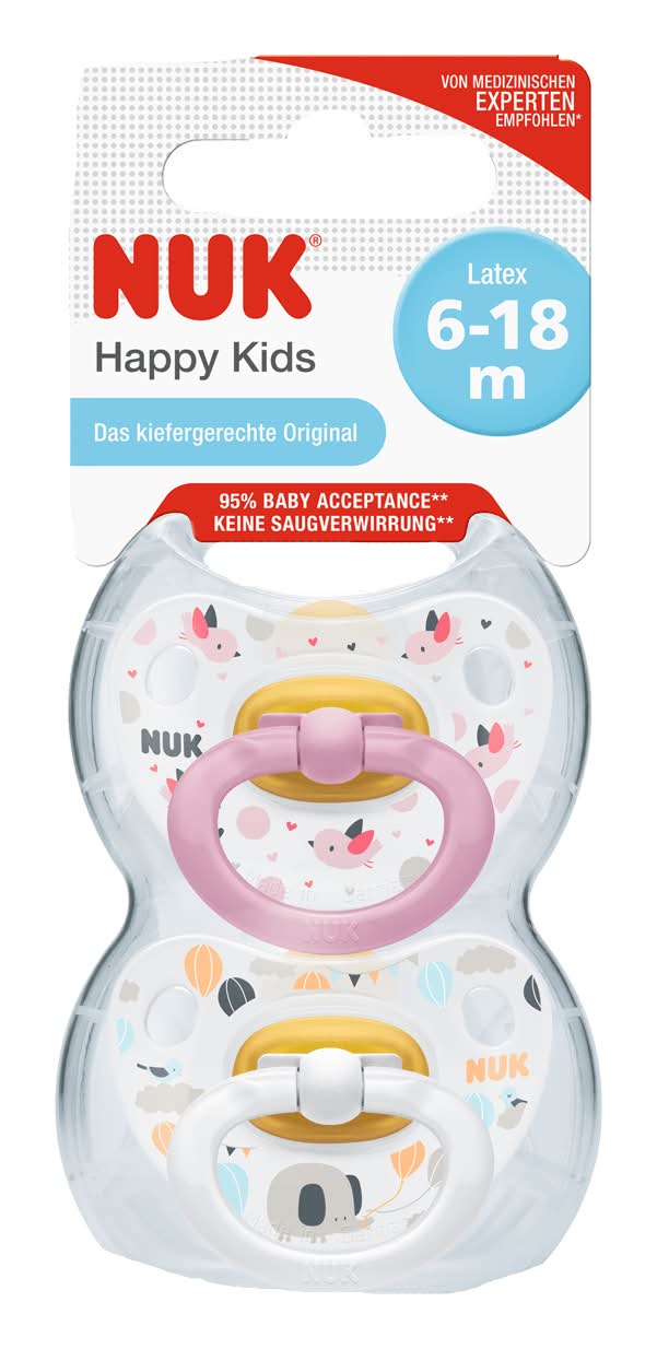 NUK · Chupete látex soft etapa 2 (2 un)