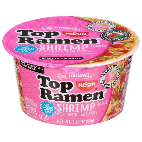 Nissin Top Ramen Noodle Soup (shrimp)