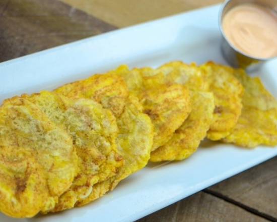 Fried Green Plantains Tostones