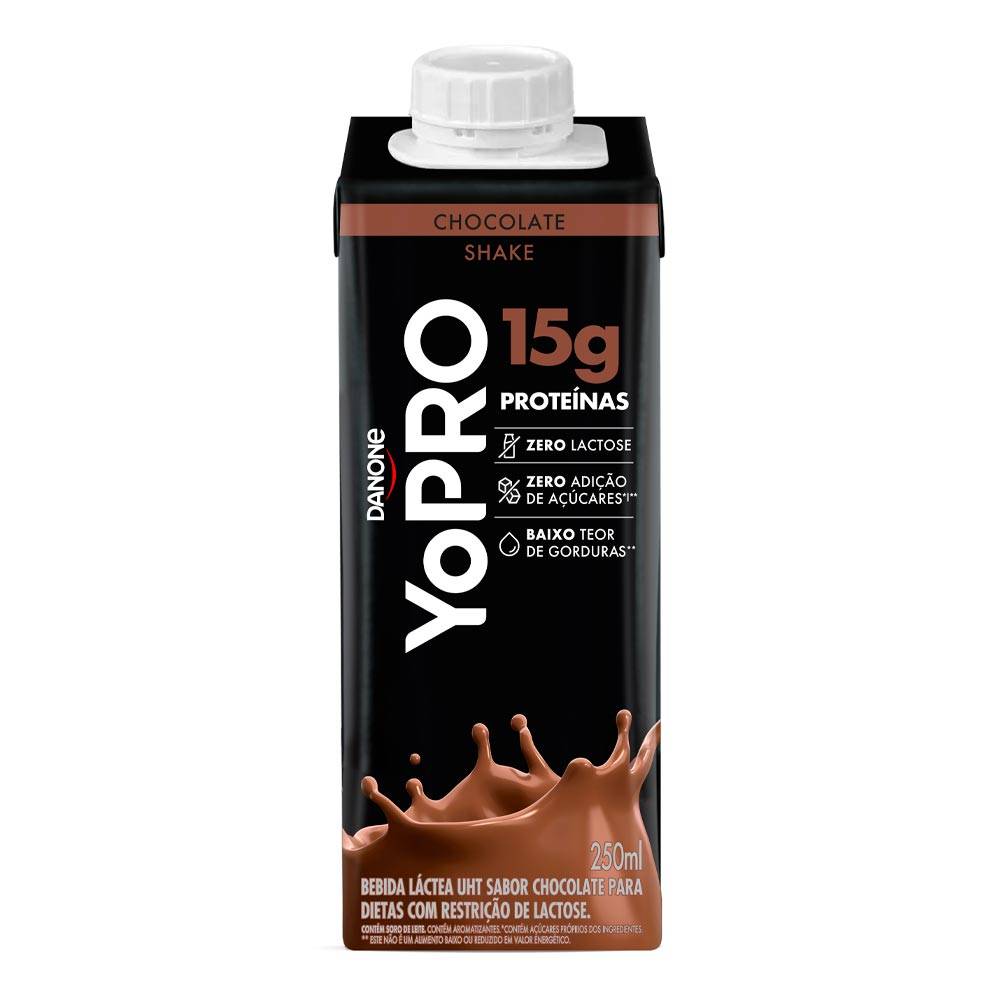 YoPRO · Bebida láctea uht 15g proteínas zero lactose - Chocolate (250 ml)