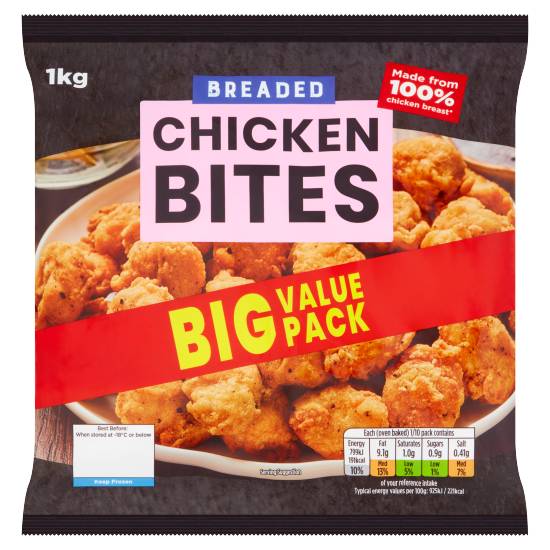 Deli Cuisine Breaded Chicken Bites (1kg)