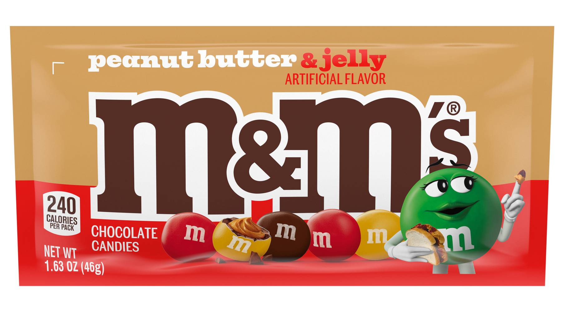 M&M's Chocolate Candy, Peanut Butter-Jelly (1.63 oz)