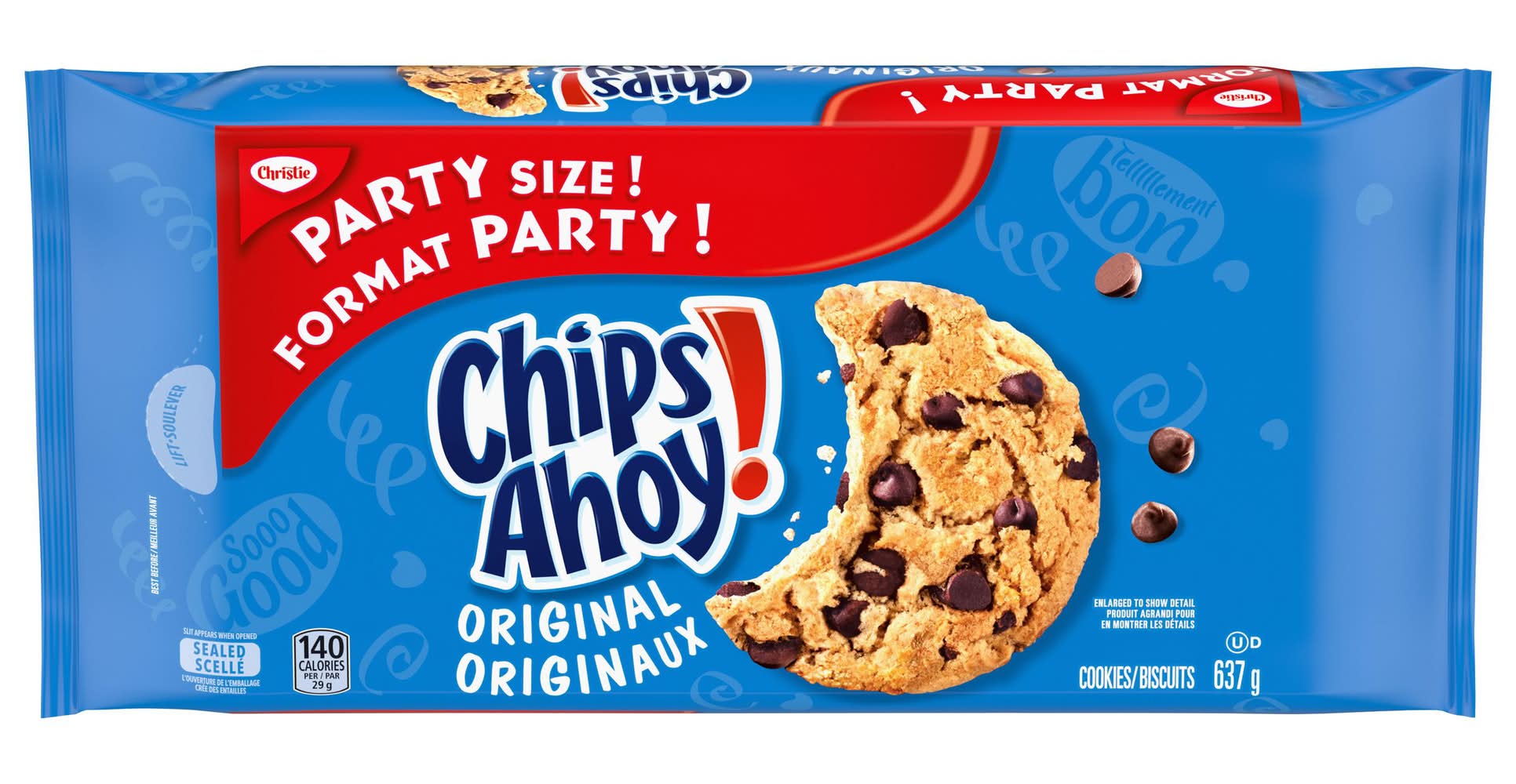 Chips Ahoy! Original Cookies, Chocolate Chip (637 g)