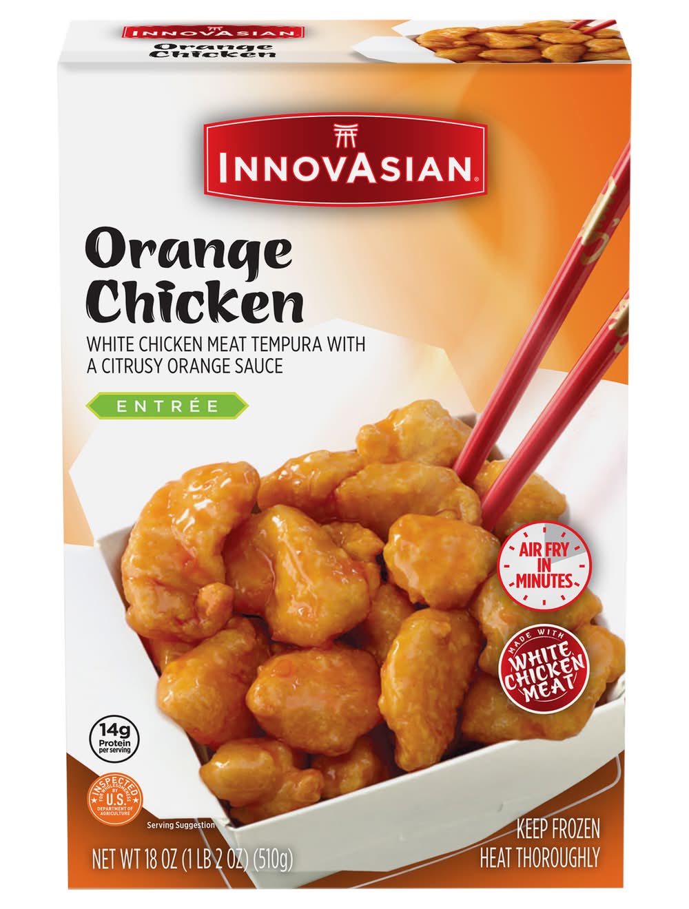 InnovAsian Orange Chicken Tempura With a Citrusy Sauce (18 oz)