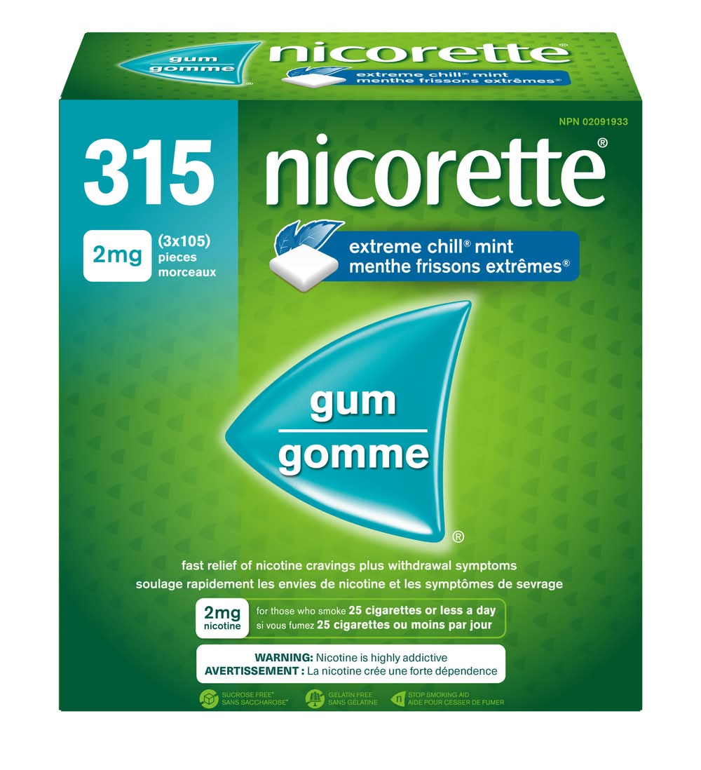 Nicorette Smoking Cessation Gum 2 mg Delivery Near Me | Order Online