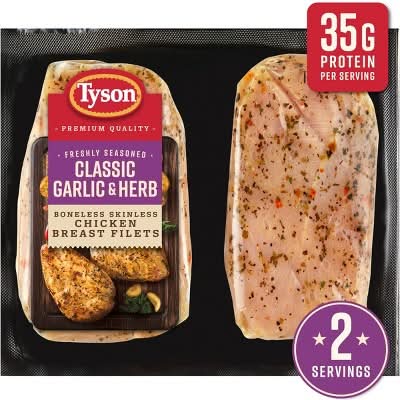 Tyson Garlic and Herb Chicken Breast Filet (12 oz)