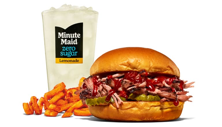 Quarter Pound Pulled Pork Sandwich