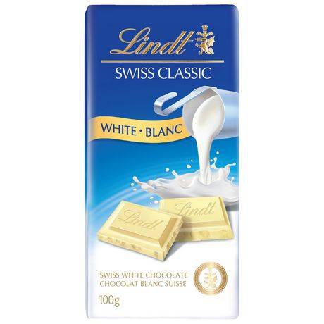 Lindt Swiss Classic White Chocolate Bar (100 g)