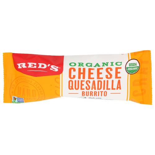 Red's All Natural Organic Cheese Quesadilla Burrito
