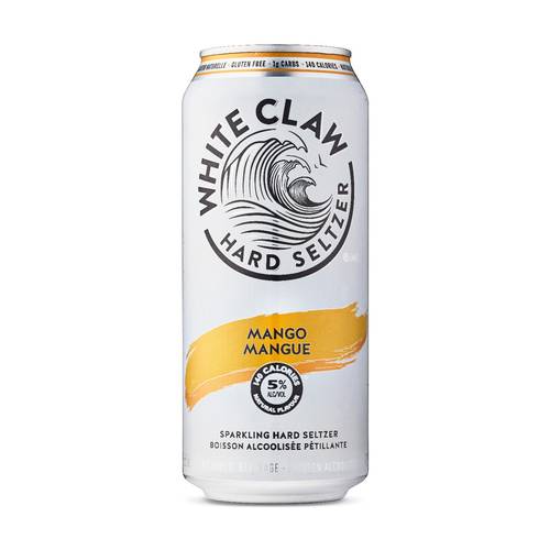 White Claw Hard Seltzer 5% Alcohol Mango 473 ml (can)