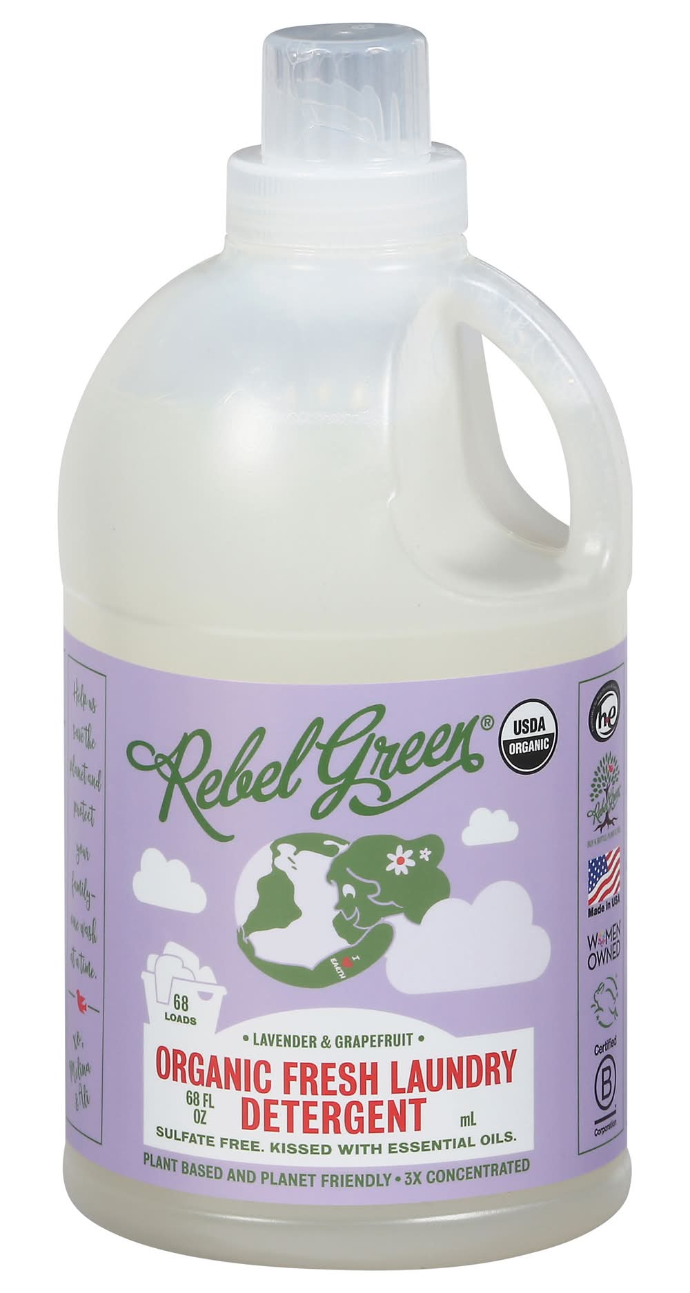 Rebel Green Fresh Lavender & Grapefruit Laundry Detergent (64 fl oz)