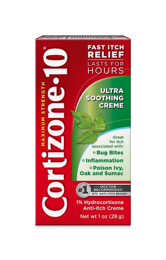 Cortizone-10 Maximum Strength Ultra Soothing Anti-Itch Creme, 1 oz
