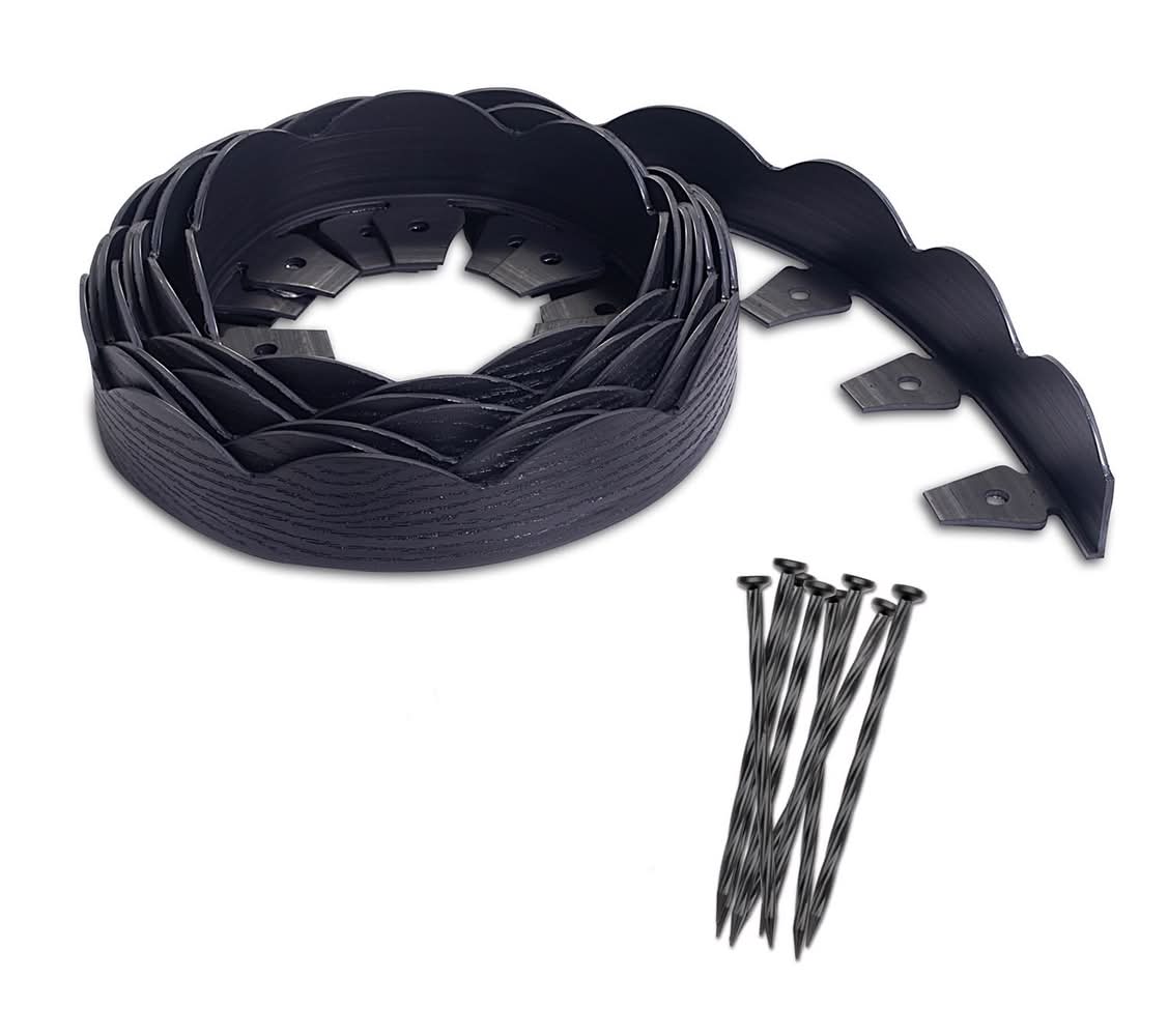 Dimex Easyflex 20 Ft. L Plastic Black Landscape Edging Kit