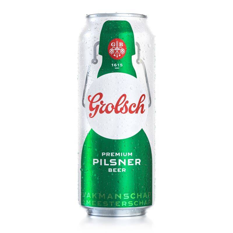 Bière blonde 5° Grolsch premium lager 50cl