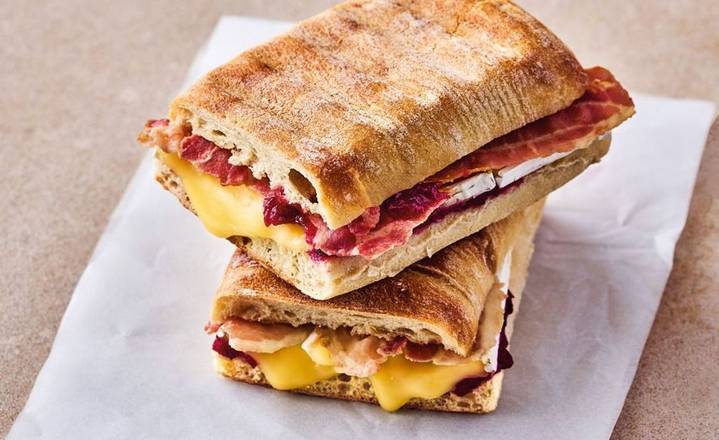 Brie, Bacon & Cranberry Panini