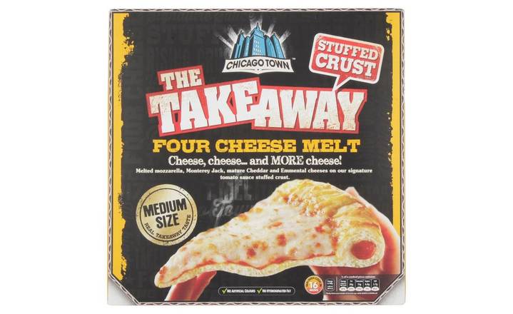 Chicago Town Takeaway Stuffed Crust 4 Cheese Pizza 480g (374263) 