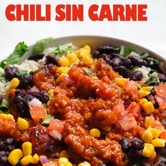 Chili Sin Carne Bowl