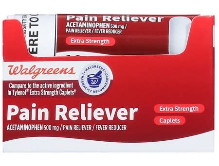 Walgreens Pain Reliever Caplets
