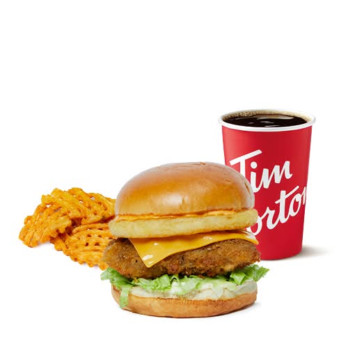 Tims ® Crispy Chicken Sandwich Stack Meal