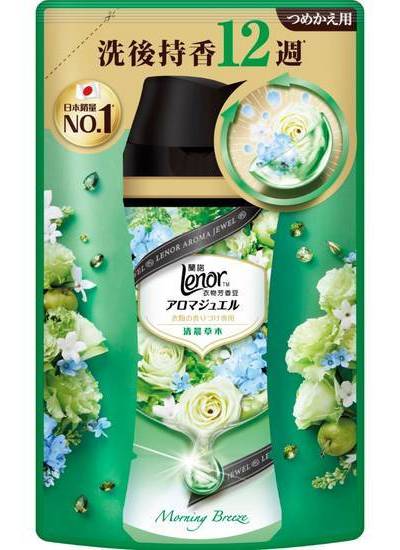 蘭諾LENOR衣物芳香豆清晨草木455ml#4987176116093