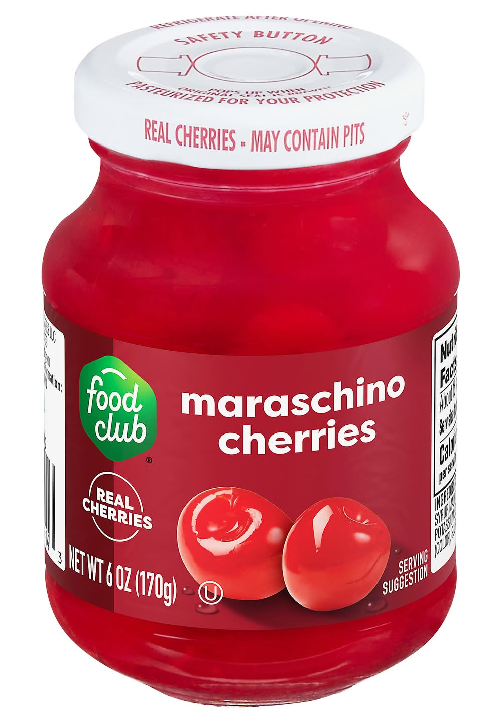 Food Club Whole Maraschino Cherries (6 oz)