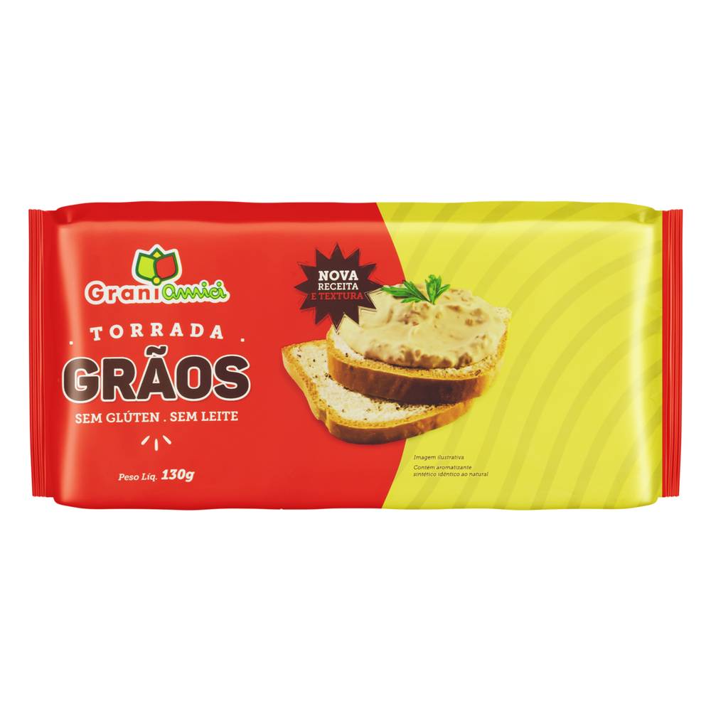 Grani amici torrada grãos (160g)