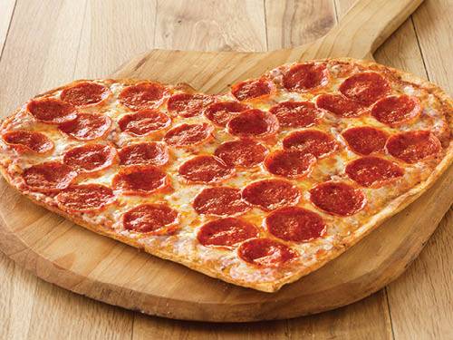 Heart Shaped Pizza