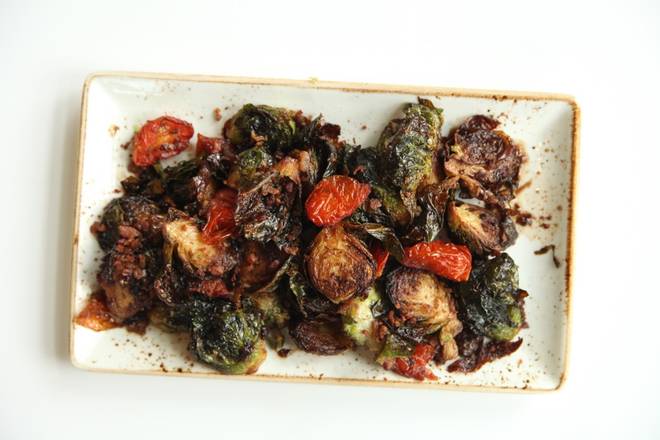 Blistered Balsamic Brussels