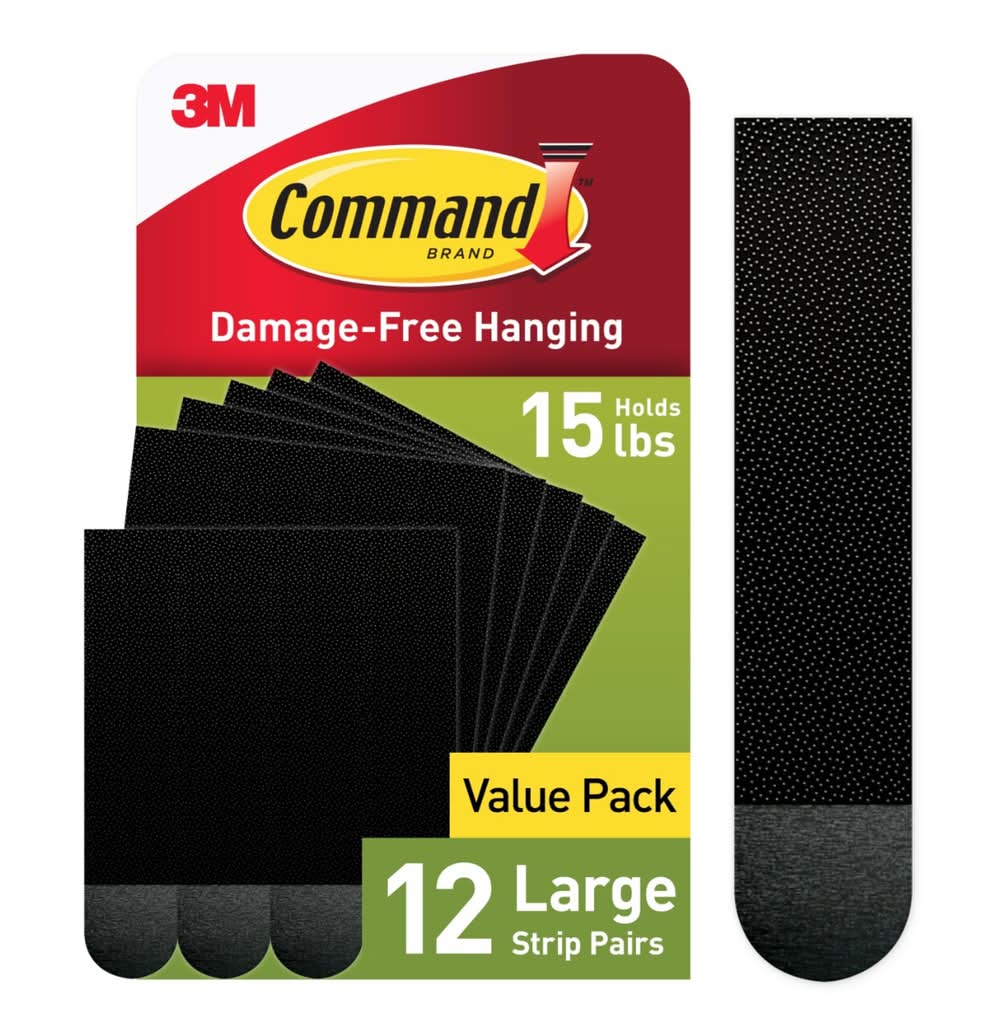 Command Foam 15-lb Capacity Damage-free picture hanger 12 - Pack