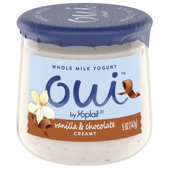 Yoplait Oui Creamy Vanilla & Chocolate Whole Milk Yogurt (5 oz)
