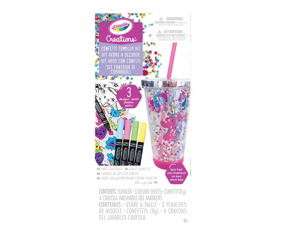 Crayola Creations Ens.Gob.Confettis 1Un - Creations Conf.Tumb.Kit 1U