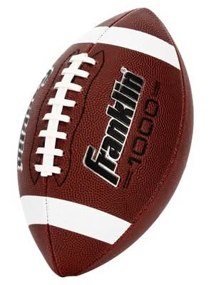 Franklin Sports 1000 Series Grip Rite Peewee Football, Brown