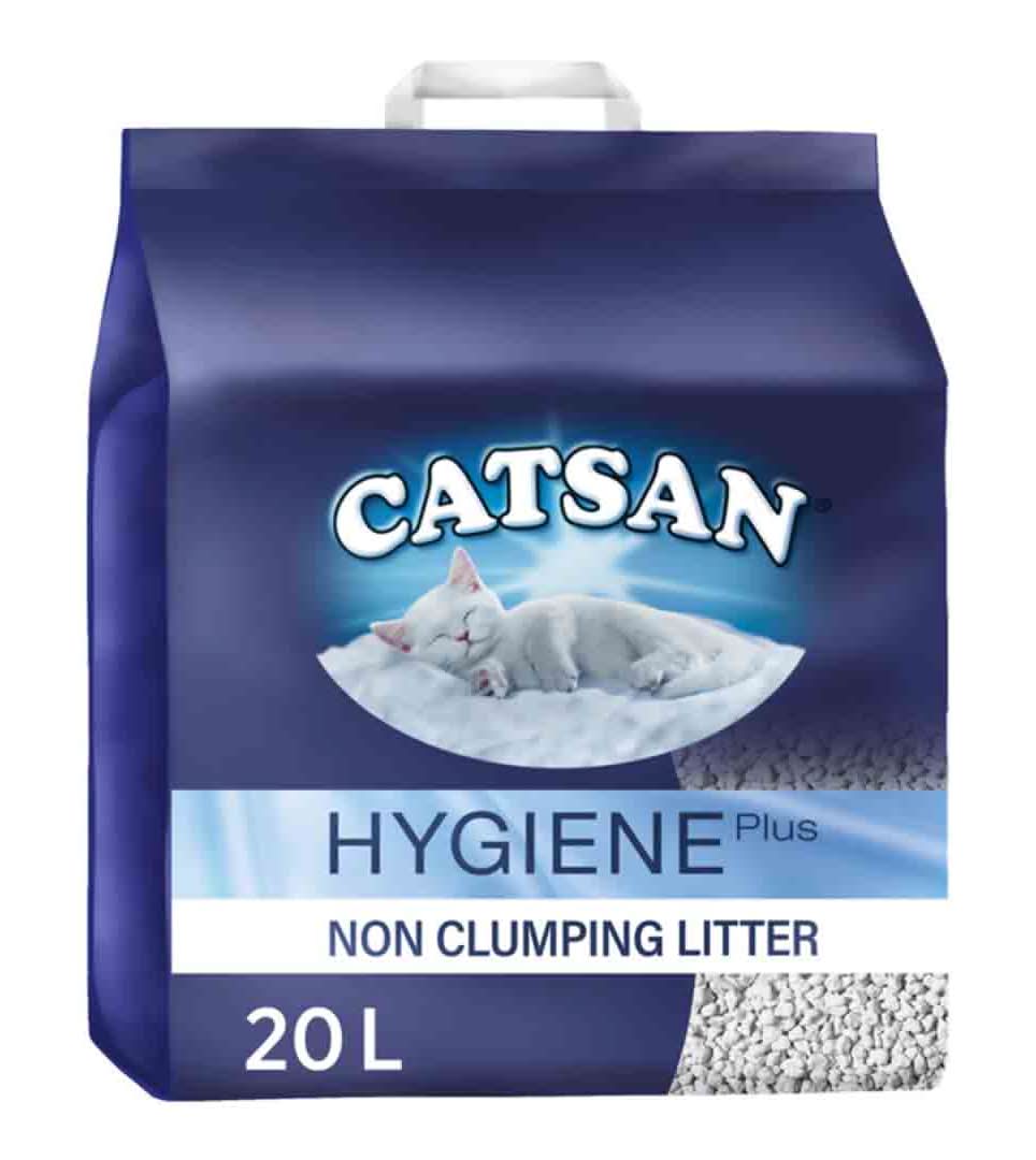 Catsan Hygiene Plus Non Clumping Odour Control Cat Litter (20L)