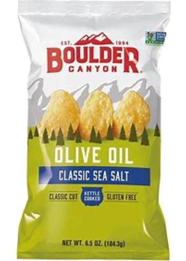 Boulder Canyon Olive Oil, Sea Salt Potato Chips 142g