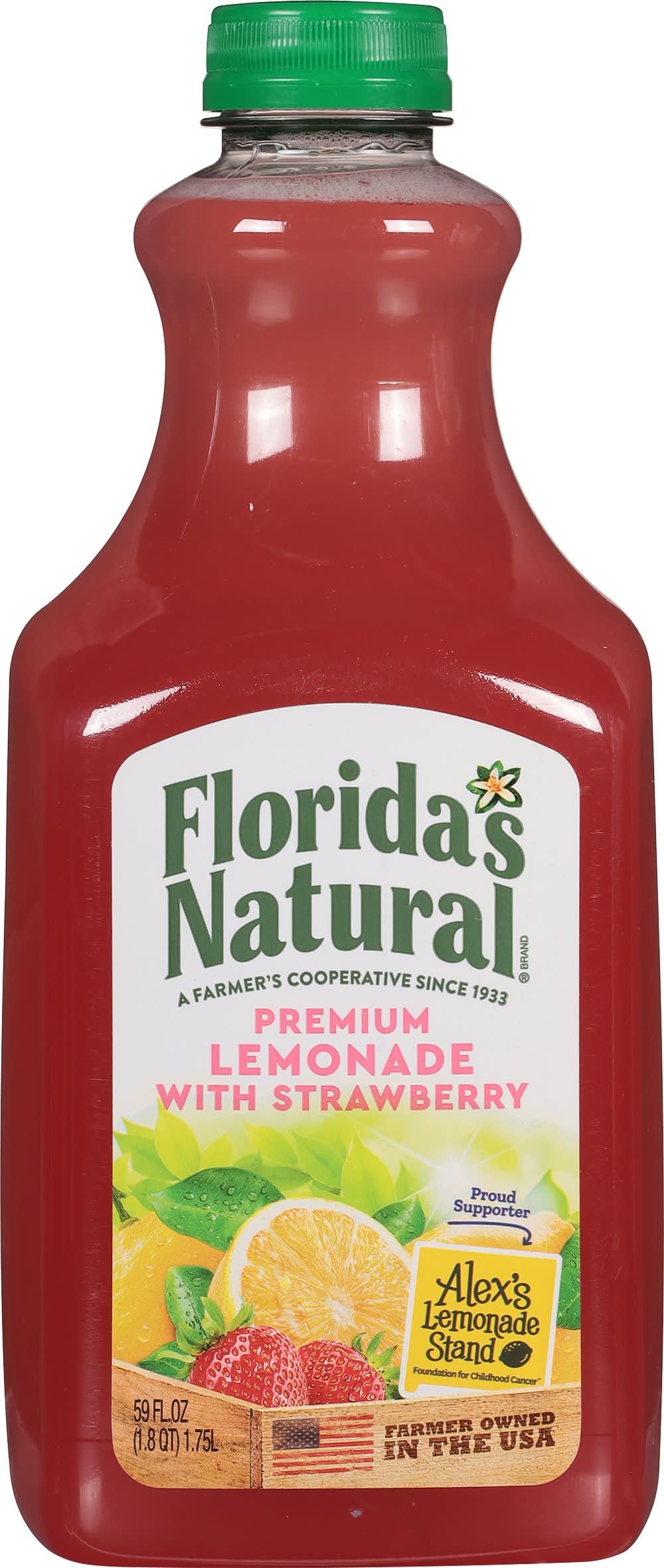 Florida's Natural Premium Lemonade With Strawberry Juice (59 fl oz)