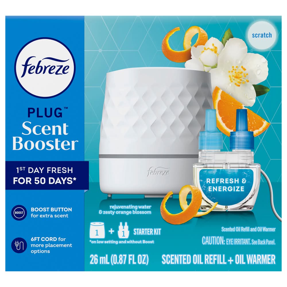 Febreze Plug Scent Booster Plug in Air Freshener Kit (2 ct)