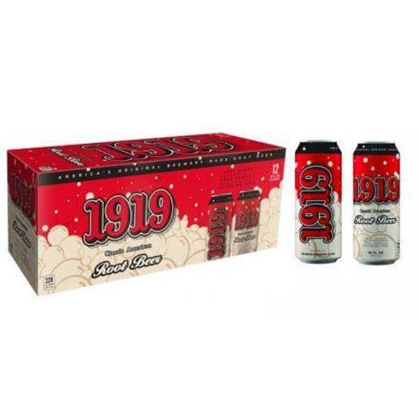 1919 Classic American Draft Root Beer (12x 16oz cans)