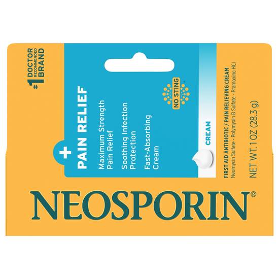 Neosporin Maximum Strength First Aid + Pain Relief Cream