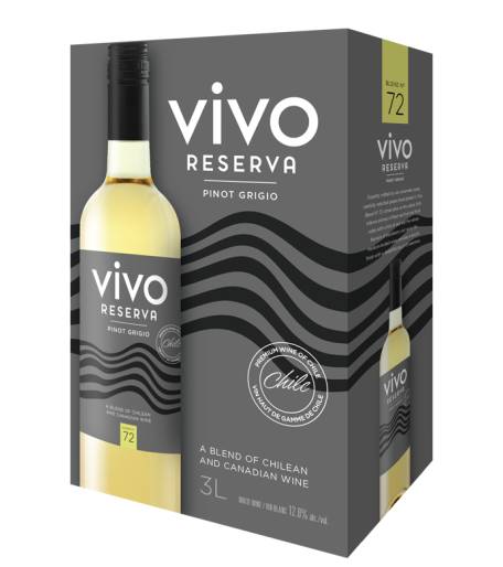 Vivo Reserva Pinot Grigio 3L (12% ABV)