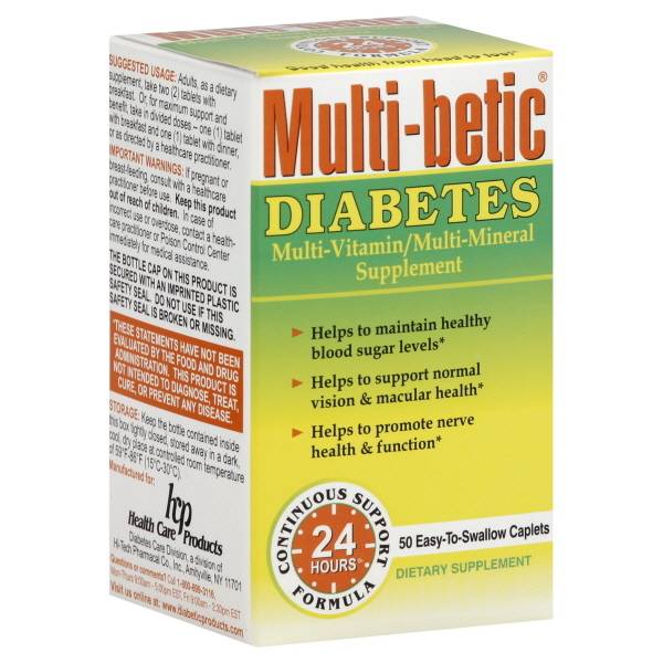 Multi-Betic Diabetes Easy-To-Swallow Caplets Delivery Near Me | Order ...