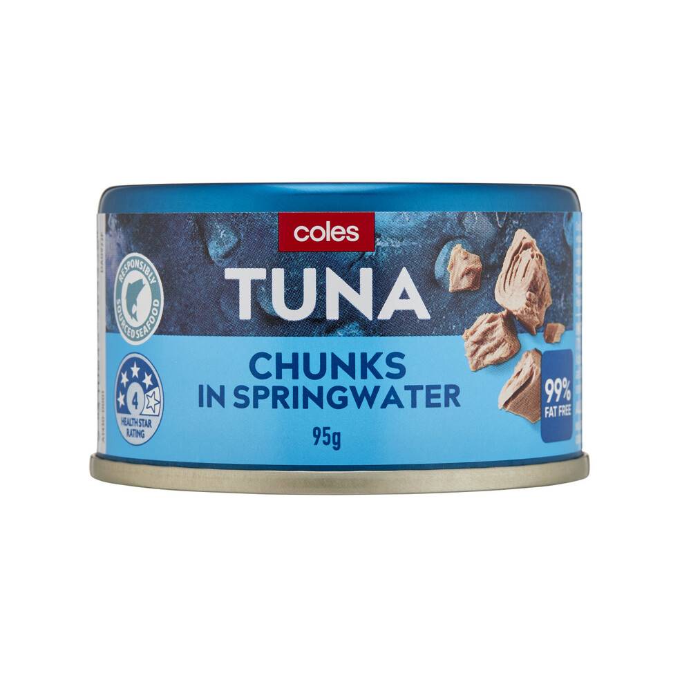 Coles Tuna Chunks in Springwater 95g
